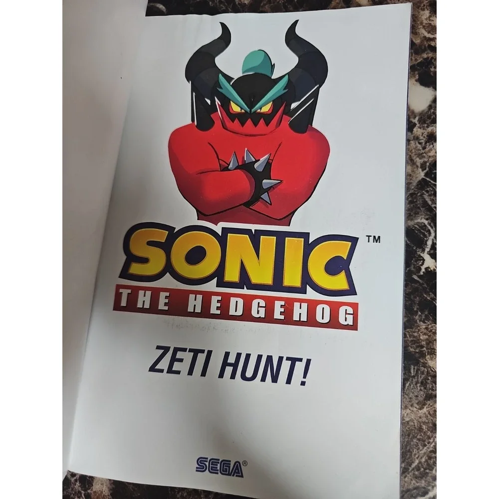 Sonic The Hedgehog Zeti Hunt! Trade Paperback Comic Book Speed Sega